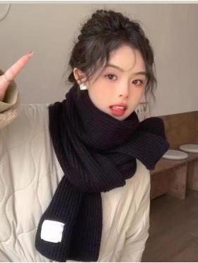 Warm Knitted Wool Soft Scarf 